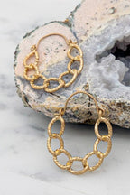Chainlink Hoop Earrings
