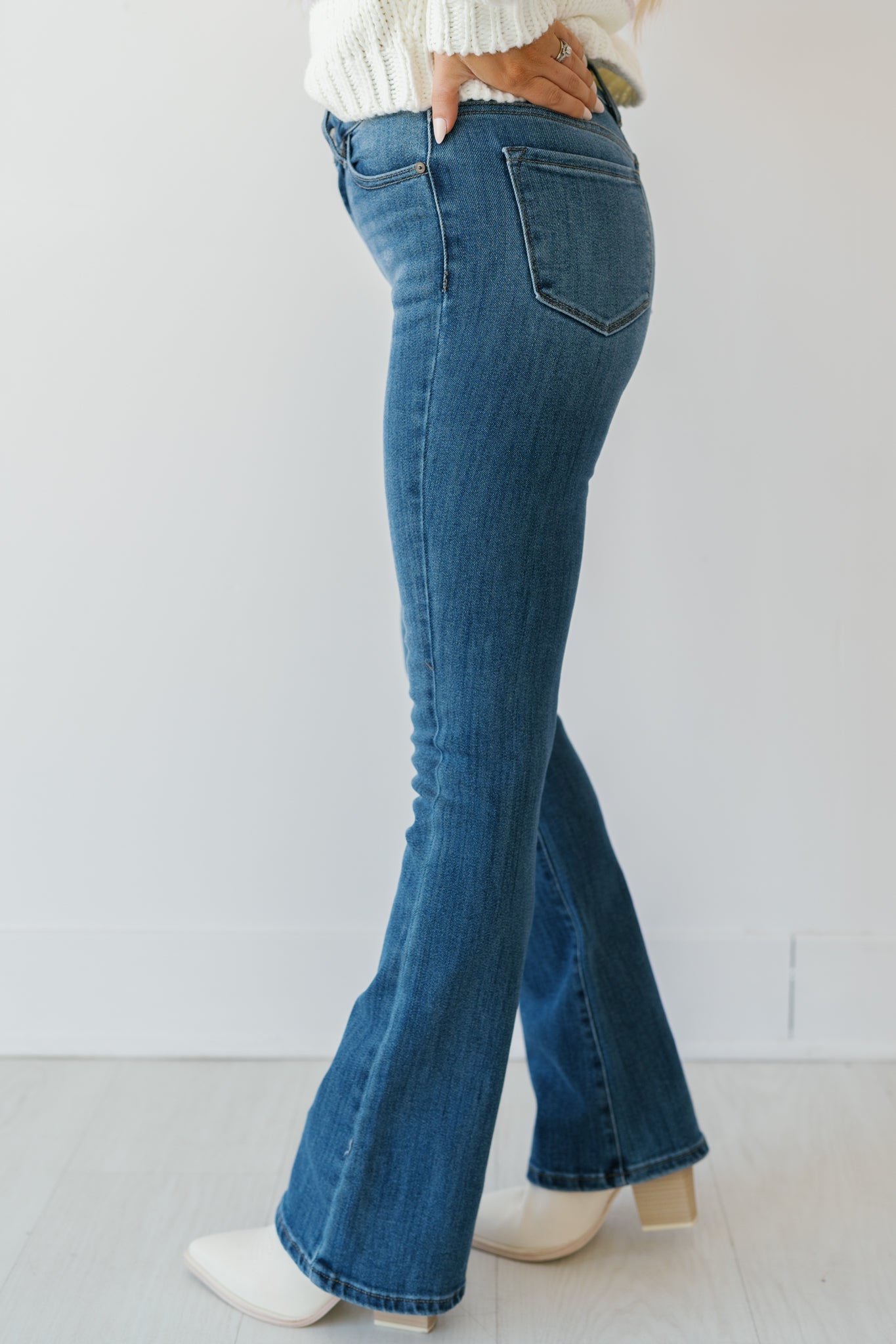 Dustin High Rise Bootcut Jeans