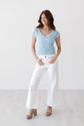 Take The Next Step Top-Powder Blue
