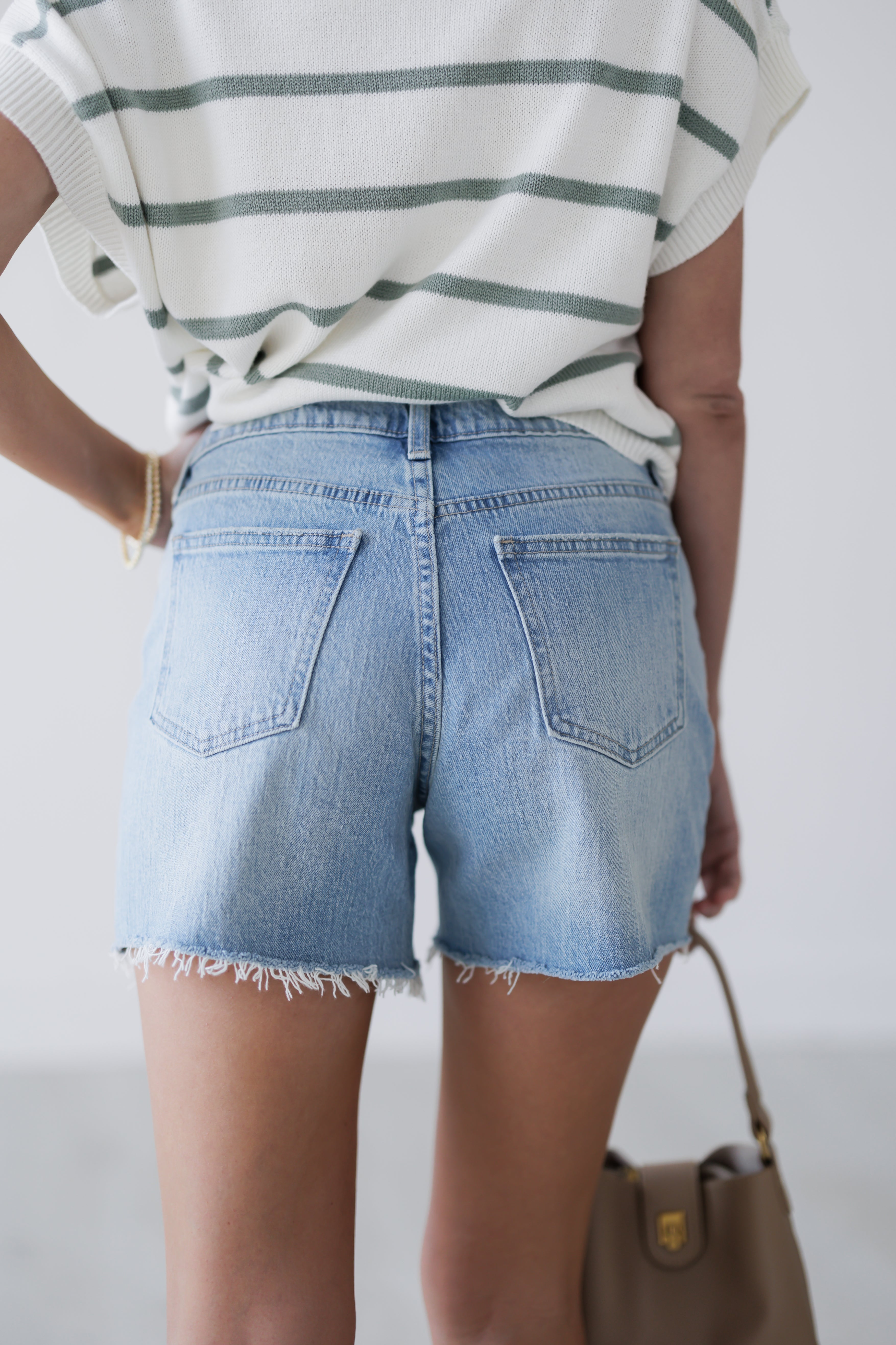 Aaron Longer Length Stretch Shorts