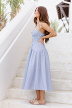 Amaya Dress-Blue