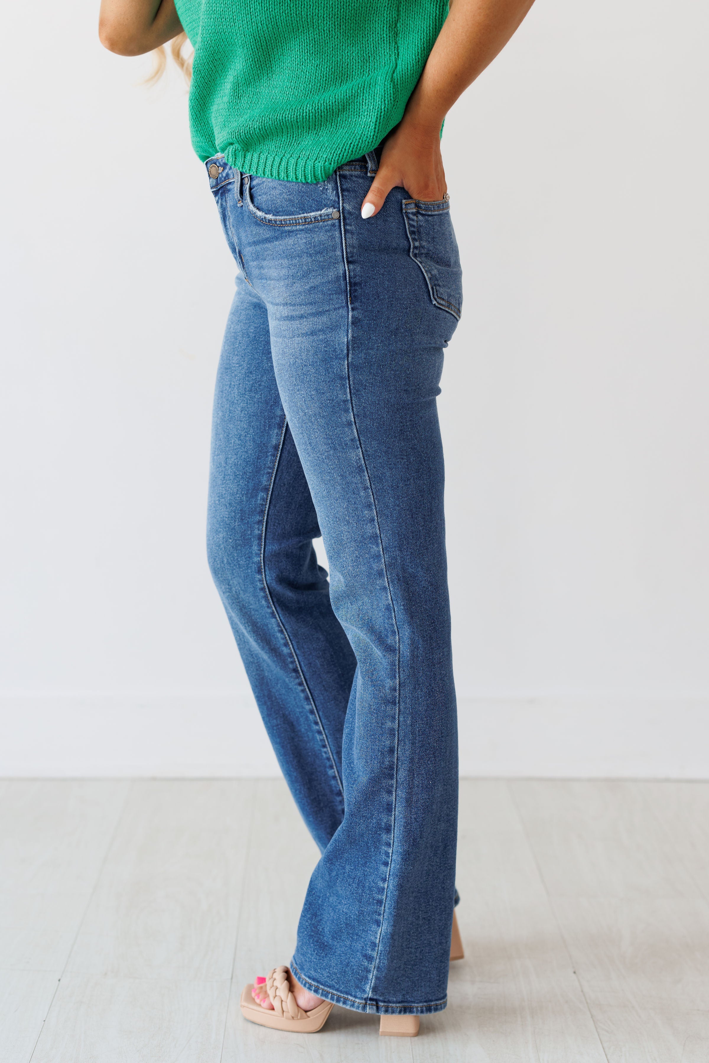 Rory Low Rise Vintage Slim Bootcut Jeans - FINAL SALE