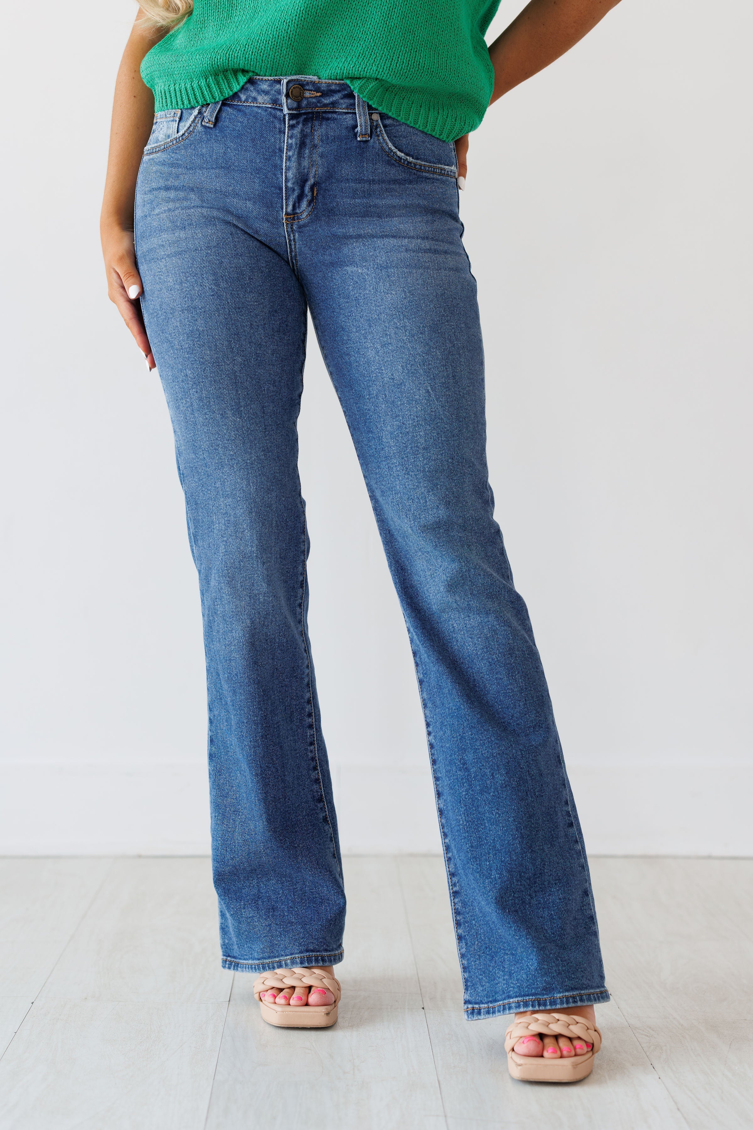 Rory Low Rise Vintage Slim Bootcut Jeans - FINAL SALE