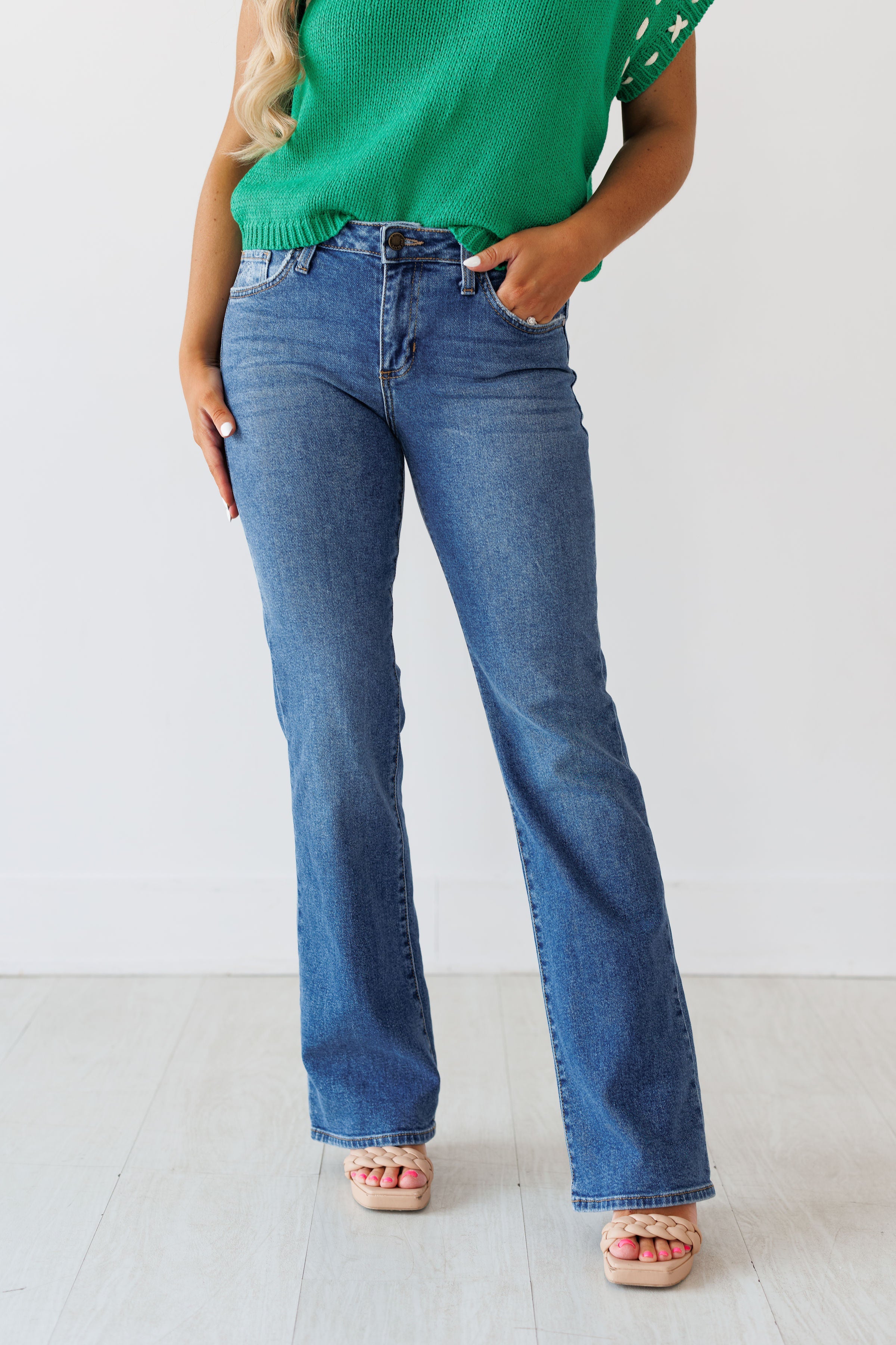 Rory Low Rise Vintage Slim Bootcut Jeans - FINAL SALE