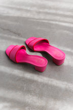 ShuShop: Finley Heel Sandal - Hot Pink