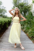Sunshine State Crop Top + Skirt Set