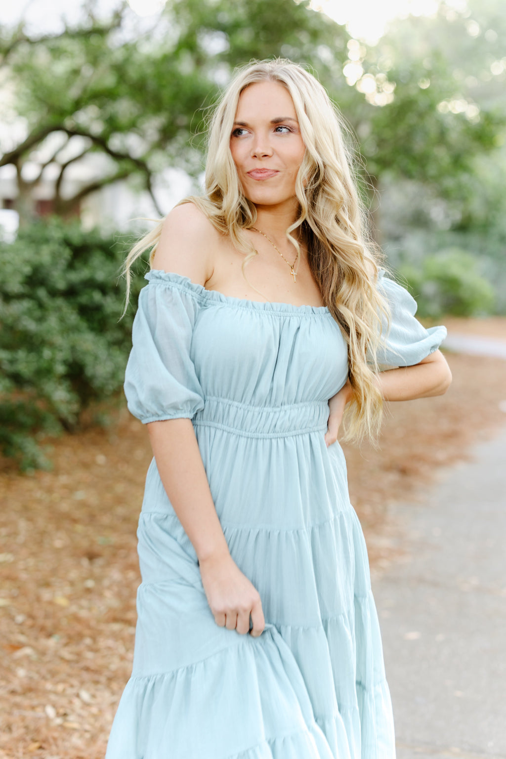 Carson Dress-Mint