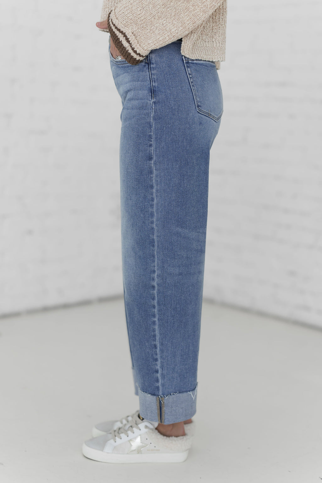 Jared High Rise Wide Barrel Jeans