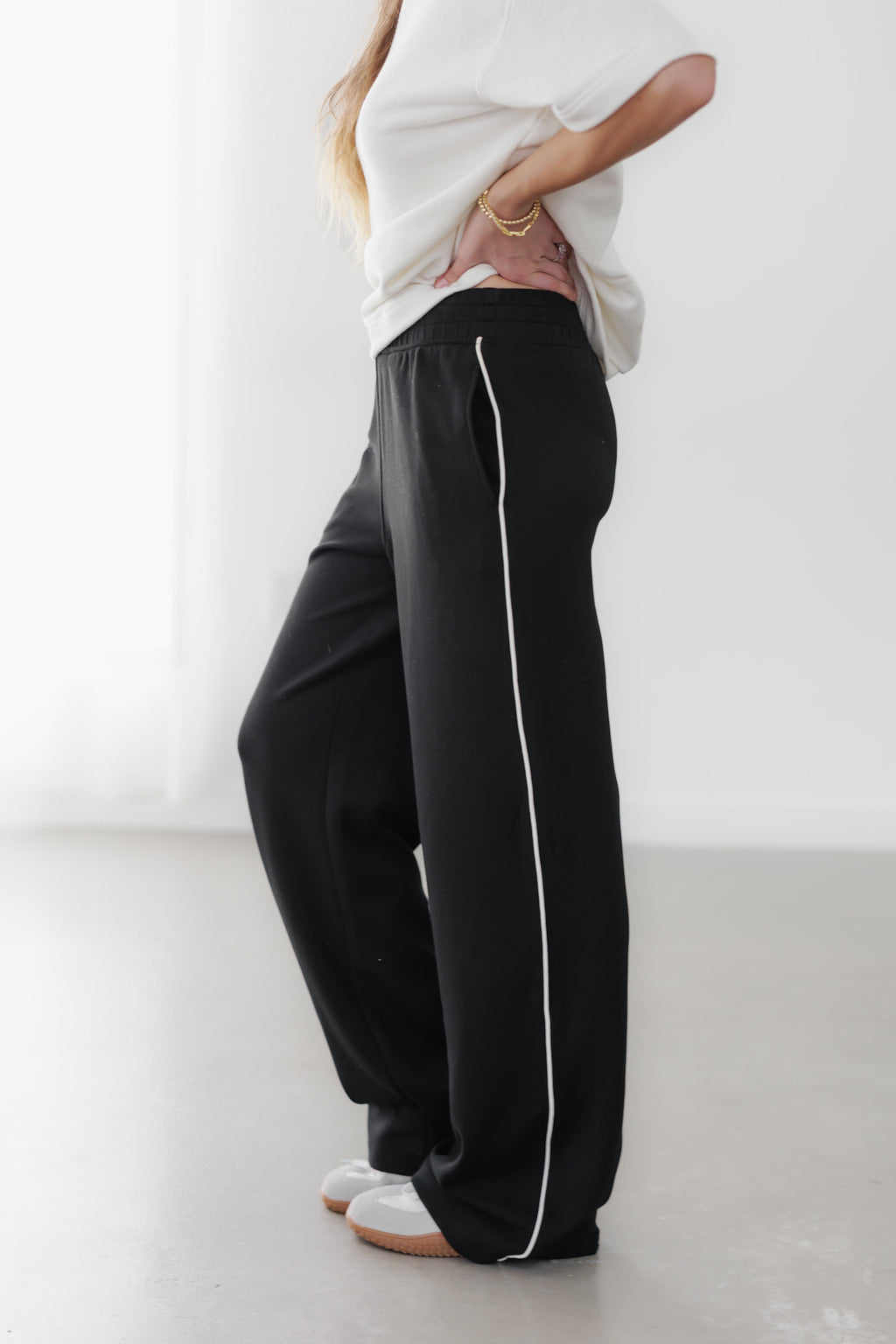 Keep The Vision Pants - Black/Cream