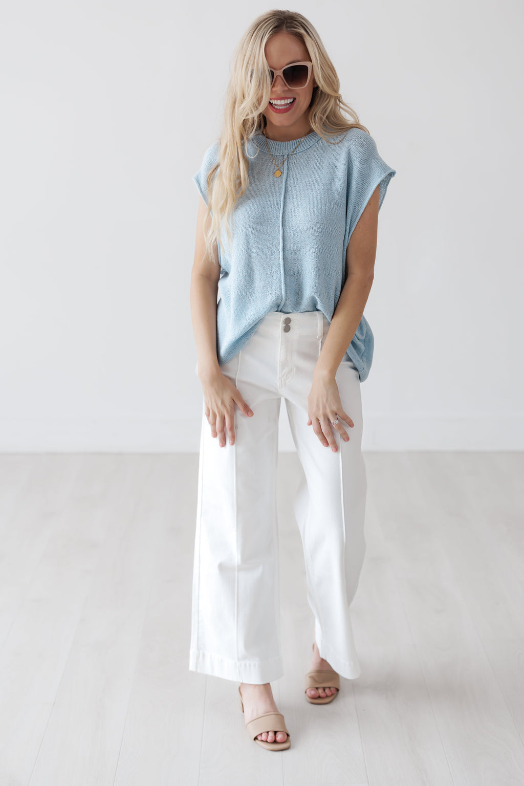 Follow Through Top - Blue