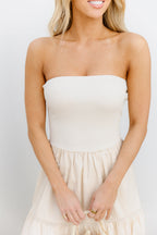 Bexley Midi Dress-Natural
