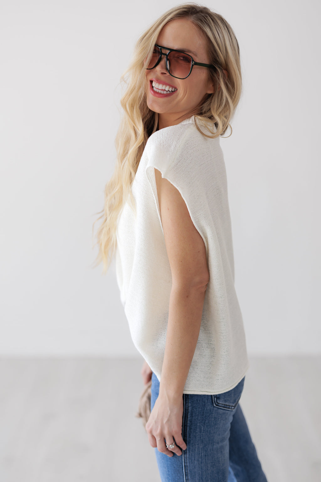 Follow Through Top - White