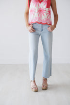 Caden Slim Wide Leg Jeans - Lt. Denim