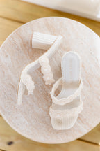 Helena Pearl Raffia Heel