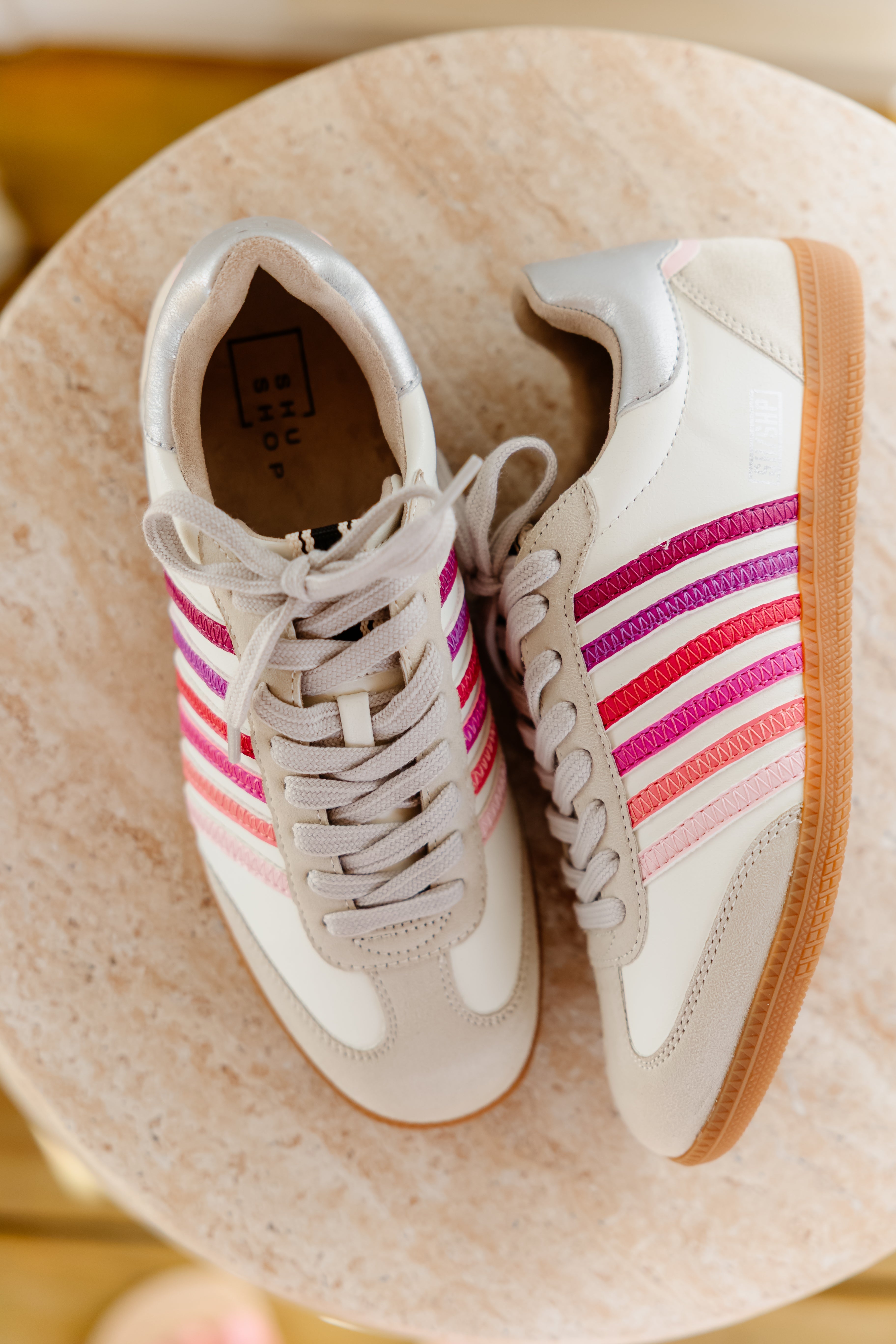 Shu Shop: Stevie Sneaker-Pink Multi