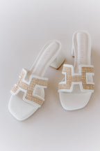 Eileen Raffia Sandal